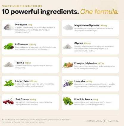 10-in-1 Natural Sleep Supplement